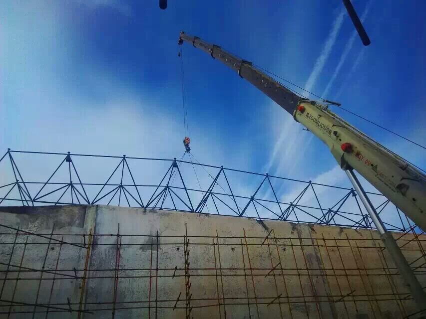 保定食堂网架结构工程